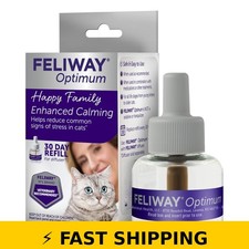 FELIWAY Optimum Cat Calming Diffuser Refill - 30 Day Supply