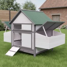 Hühnerstall Weiß Hühnernest Geflügelstall Hühnerhaus Hühnervoliere Eiablagen 