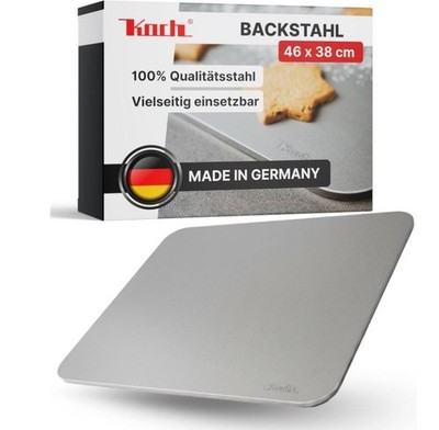 KOCH #59 BACKSTAHL 46 x 38 x 0,6 cm massive Qualität für perfekte Pizza + Brot!