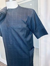 2pcs Set of High Quality African/Nigerian Inspired S/sleeve Kaftan. Size M/L