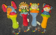 Baby Fans Animal Plush Rattles