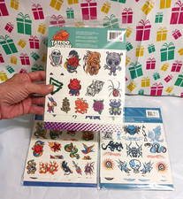 Temporary tattoos Classic snake, dragon, rose, skull, wings, dice more 75 tats