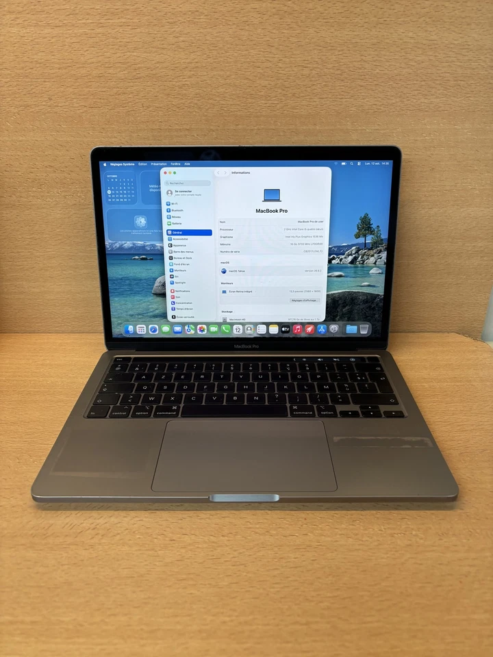 Apple MacBook Pro 13" 2020 · i5 · 16GB · 1TB, photo 1 sur 3