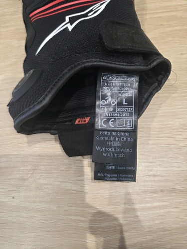 Alpinestars HT-3 Drystar Heated Motorcycle Gloves Black - Picture 4 of 6