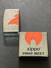 Zippo Swap Meet Silver Dust Outer Case Rare Model Unused 2018