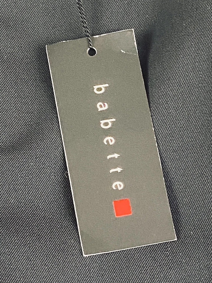 NUEVO CON ETIQUETAS BABETTE SF $223 Pantalones de vestir elásticos de microlana negros talla grande NUEVOS CON ETIQUETAS Foto 4 de 4