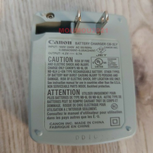 Chargeur de batterie Canon CB-2LY pour S90 S95 S120 D10 D20 D30 SX500 280 NB-6L NB-6LH - Photo 9/9