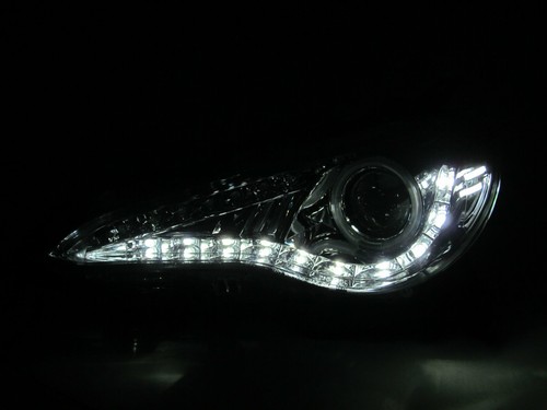 FR-S 2012-present Coupe 2D CCFL Projector R8Look Headlight Chrome for SCION LHD - Picture 5 of 7
