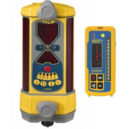 Spectra Laser LR50W Machine Control Receiver w RD20 Wireless Display used rental
