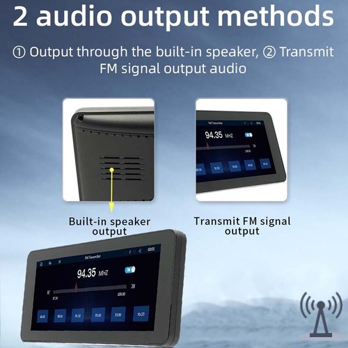 6.86" Portable Car Stereo Wireless Carplay Bluetooth Touch Screen HD Mirror link - Picture 10 of 14