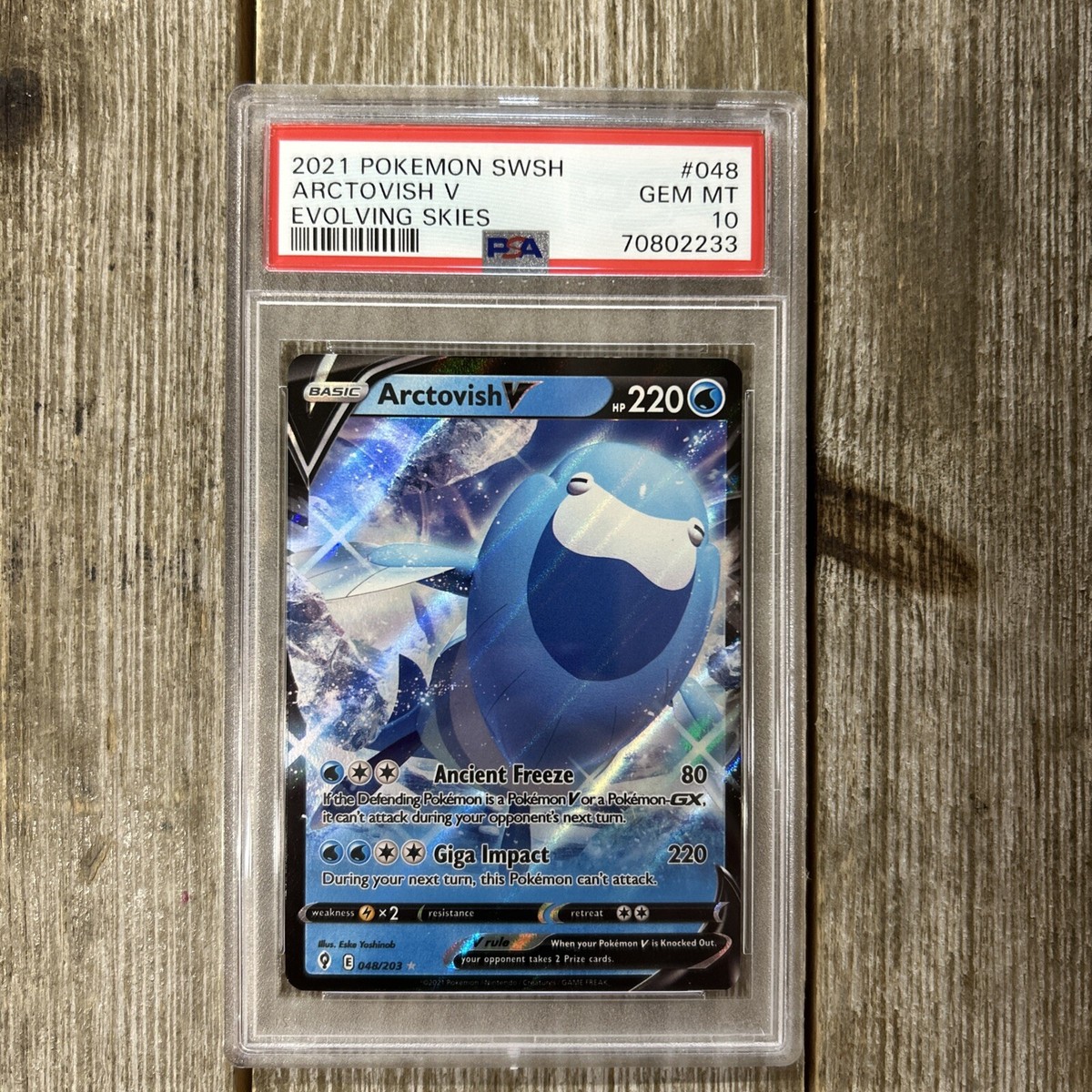 エーフィV PSA 10 Graded PSA 10 2021 Pokemon SWSH Arctovish V Evolving Skies