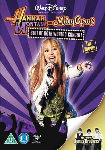 Music Dvd Hannah Montana And Miley Cyrus - Best Of Both Worlds 2-D Concert