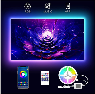 LED Lights for TV 65 Inch15Ft BacklightUsb Strip Lights for TV 65-75 Inch with