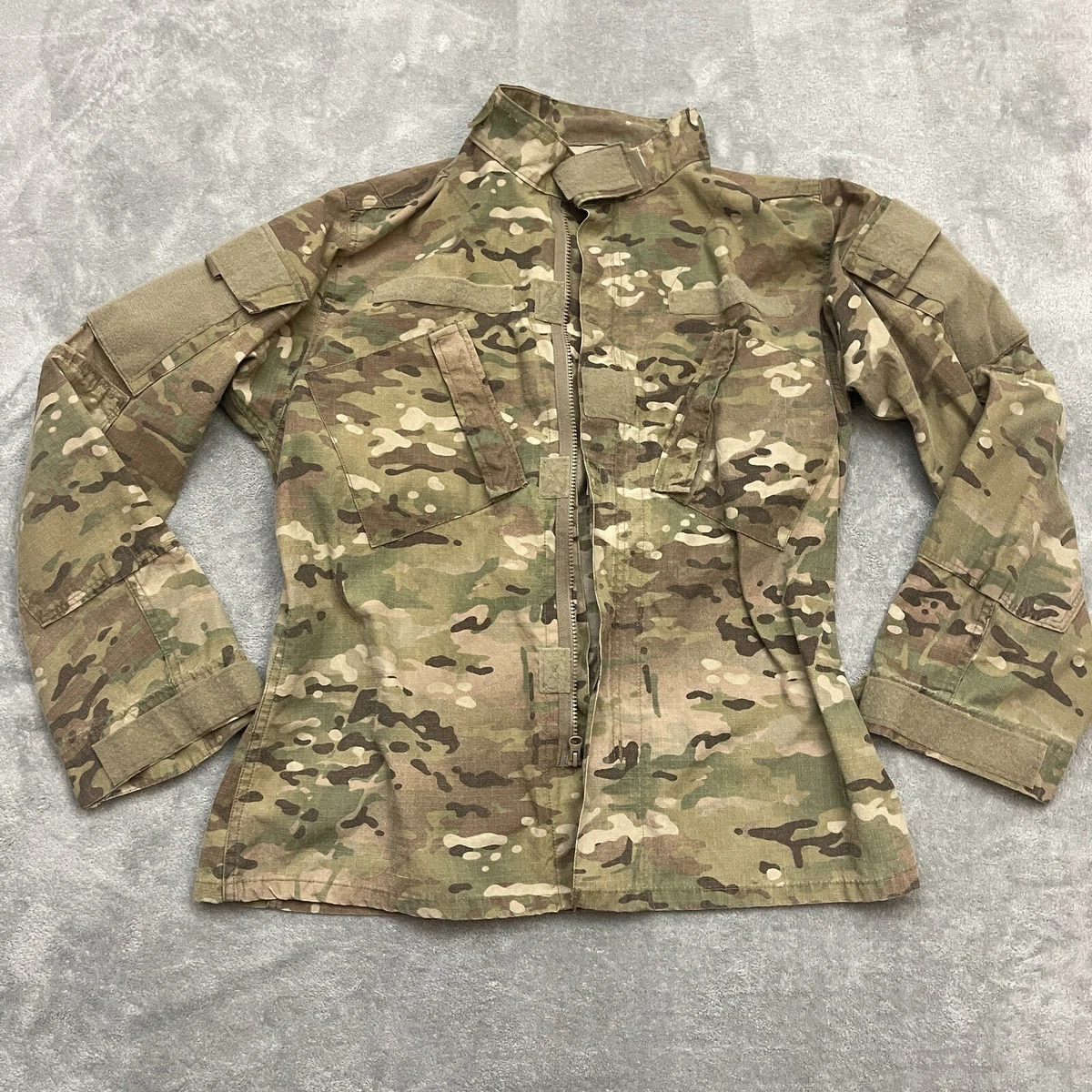 US Army OCP Multicam Combat Coat Jacket Medium Regular Military FR