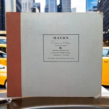 Haydn Concerto in D Major Sargent Feurmann Columbia Set M-262 12" Shellac 1936