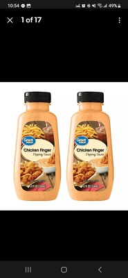 2 Great Value Chicken Finger Dipping Sauce 12fl oz each Exp 2025 Free Shipping