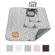 Baby High Chair Mat Waterproof&Anti-slip Splat Mat for Art/Crafts/Meal/Playtime