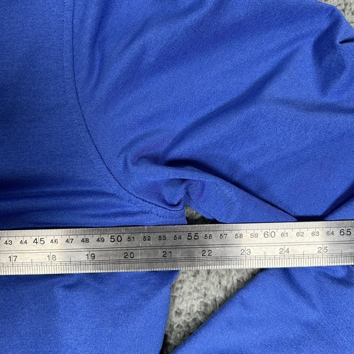 Peter Millar Wicking 1/4 Zip Golf Camicia Uomo XL Blu Manica Lunga Performance - Foto 4 di 6