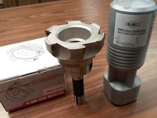 4" 90 degree indexable face mill, Sandvik R390 Inserts, R8 arbor 506-SDVK-4