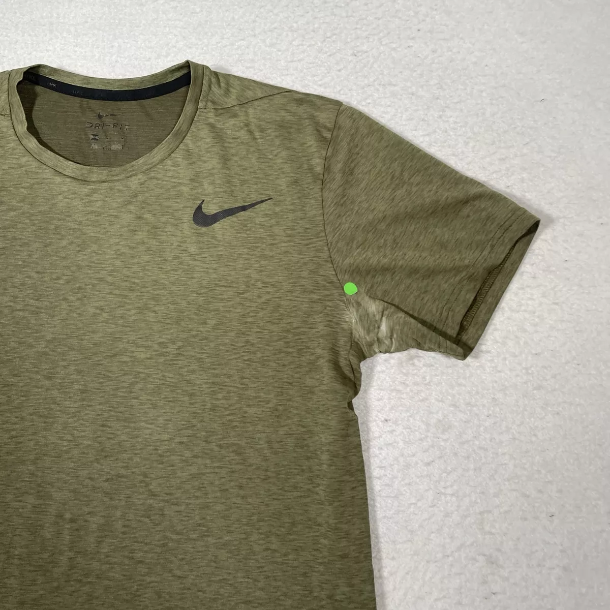 Khaki green top nike t shirt