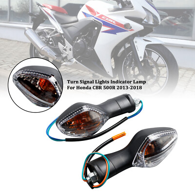 Turn Signal Lights Indicator Lamp For Honda CBR500 CBR650F CTX700 MSX125 Clear U