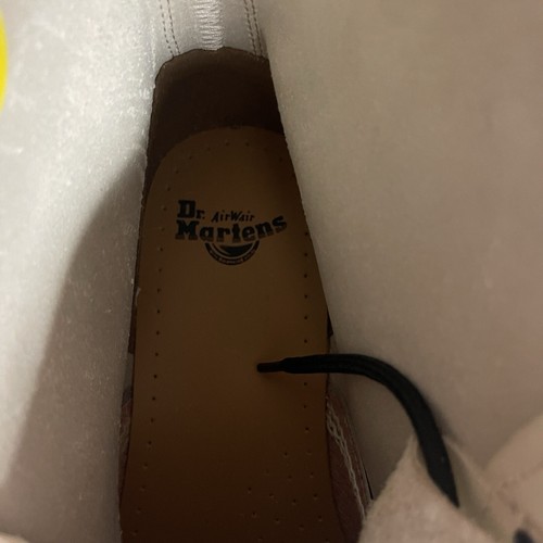 Dr. Martens 1460 (30552) Cream smooth Leather Lace Up Boots MEN Size 13, EU 47 - Foto 9 di 9