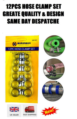 Hose Clamps Jubilee Hose Clips Garden Fuel Line Diesel Petrol Pipe 1,6 & 12 - Picture 8 of 23