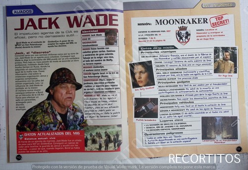 JAMES BOND 007. Secret Dossiers: roger moore moonraker - Picture 6 of 10