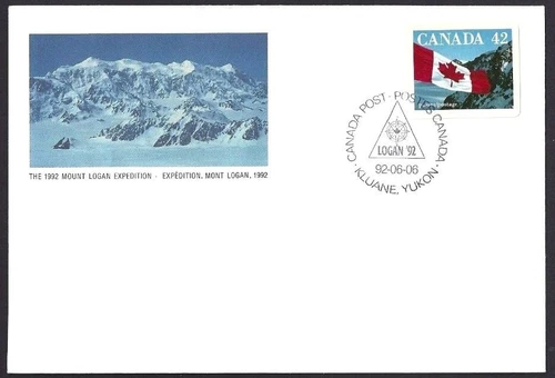 🍁Canada   #S12    "MT. LOGAN EXPEDITION"    Brand New 1992  Special Event Issue