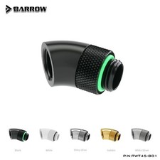 Barrow 45 Degree Angle G1/4" Rotary Fitting Adapter Swivel for Water Cooling