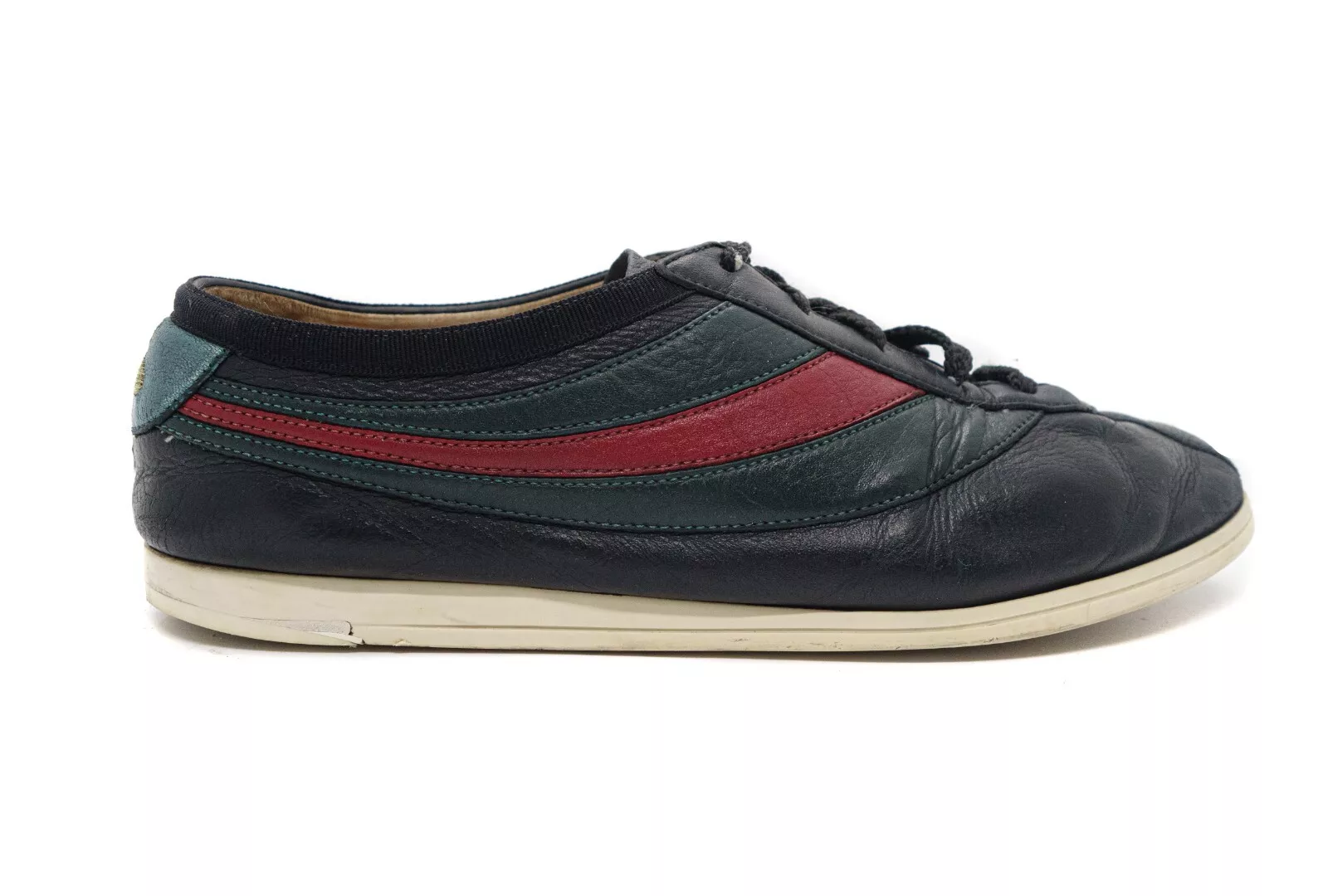 Baskets basses Gucci Falacer cuir abeille miel