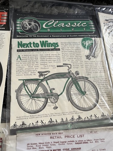 Job lot of Classic Look Cycling Magazines Papers Spares Parts - Picture 7 of 11