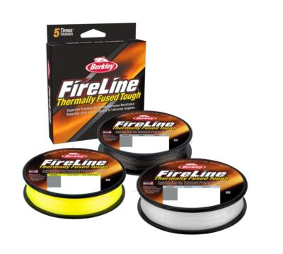 (0,11 /m-150m) (0,09 /m-300) Berkley FireLine Fused geflochtene Angelschnur