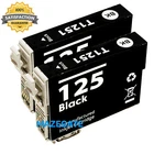 2x 125 T125 Bk Ink Cartridge For NX125 NX127 NX130 NX230 NX420 NX530 NX625