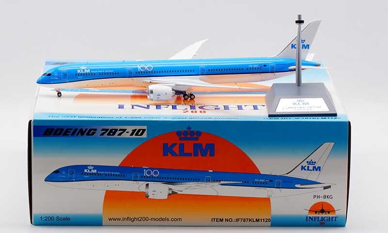 Inflight KLM Royal Dutch Airlines For Boeing B787-10 PH-BKG