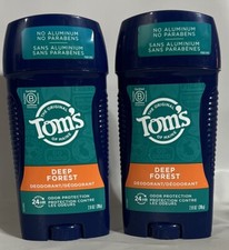 The Original Tom's of Maine Men's Deodorant Deep Forest - 2.8 oz. Lot Of 2