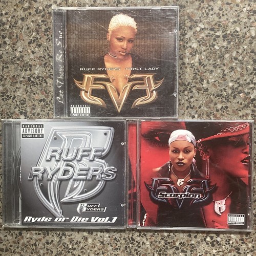 Ruff Ryders Eve CD lot of 3 Ryde or Die, Vol. 1, Let There Be Eve