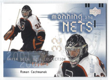 2001-02 UD Mask Collection #122 Manning The Nets Roman Cechmanek