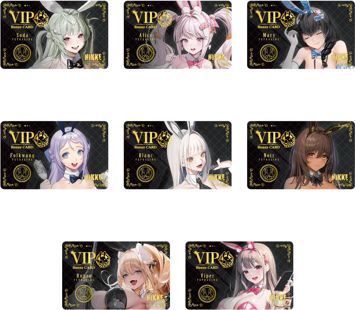 NIKKE Goddess of Victory MEGANIKKE Coin Rush Membership Card Style
