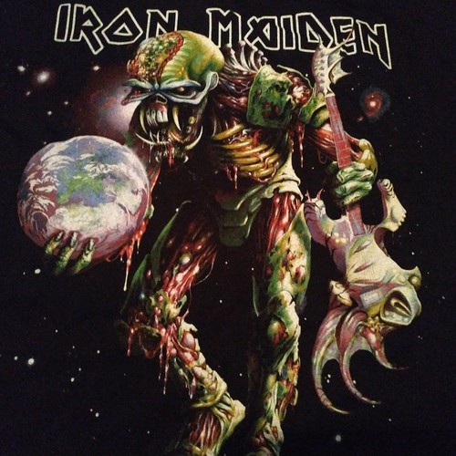 IRON MAIDEN Unused 2011 T SHIRT tour - Picture 4 of 9