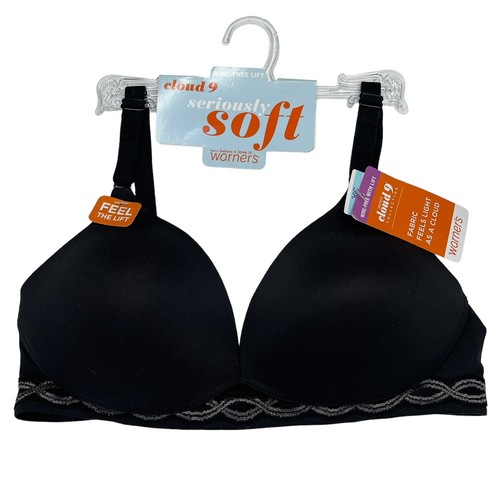 Warner's Bra Wirefree Lift Seamless Contour Soft Cloud 9 T-Shirt Smooths 1869 - Picture 37 of 105