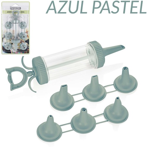 MANGA PASTELERA JERINGA 13x23x4.5 cm 7 BOQUILLAS DECORAR TARTA REPOSTERIA DIY - 第 3/6 張圖片