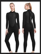 Realon Women's Wetsuit 3mm Full Body Long Sleeves for Scuba Diving, Aerobics XXL