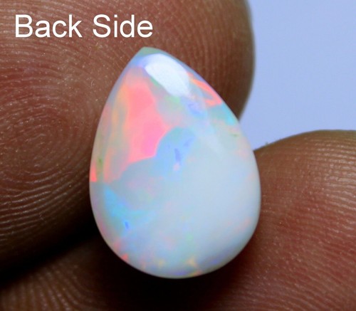 Assuasive natürliche äthiopische weiße Welo Feueropal Cabochon Stein 3,55 Karat - Bild 11 von 12