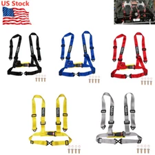 US STOCK Adjustable 2" 4 Point Racing Car Harness Belt Strap for JDM