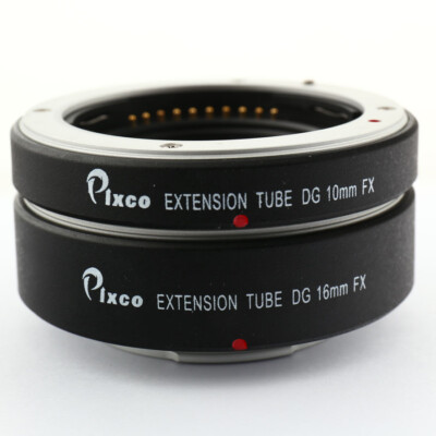 Pixco Auto Focus Macro Extension Tube 10mm 16mm for Fujifilm X mount FX Pro2 T1