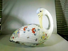 Fantastic Old Paris France French Porcelain Bird Box