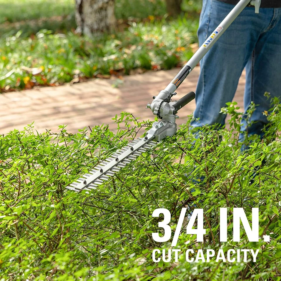 16 inch Pole Hedge Trimmer Attachment for Greenworks STB460 STB456 STC459 STF456 - Image 3 of 4