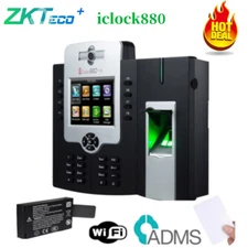 ZKteco iClock880 Fingerprint Time Attendance Clock Machine WIFI Access Control