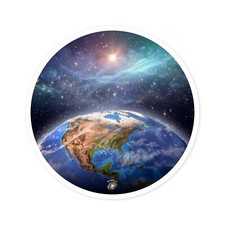 Earth Round Stickers - Indoor, Outdoor, Space Stickers, Astronomy Sticker